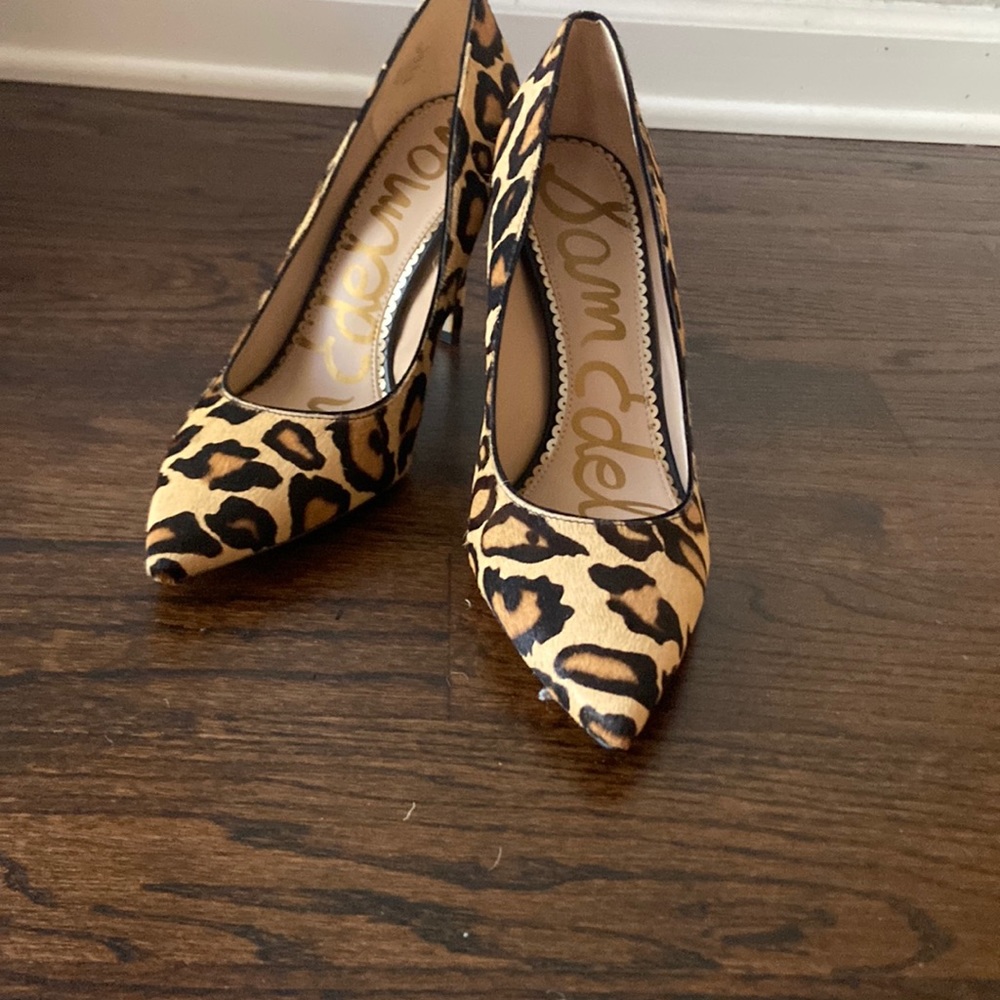 Sam Edelman Leopard Print Heels